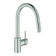 Grohe Spültisch-Einhebelmischer Concetto 1/2", h. Ausl, ausz Dual Br., superst.