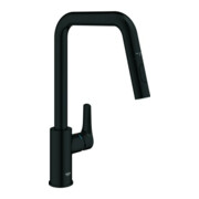 Grohe Einhand-Spültischbatterie Eurosmart 30619 h. Auslauf Dual Spülbrause matt black