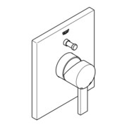 Grohe Einhand-Wannenbatterie ALLURE Fertigmontageset für 35501 chrom-4