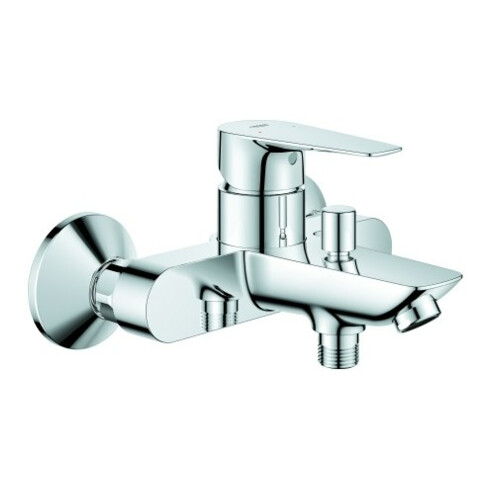 Grohe Wannen-Einhebelmischer BauEdge 1/2", Wandmontage, chrom