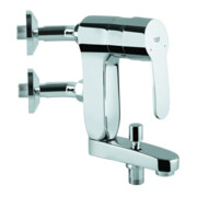 Grohe Wannen-Einhebelmischer Vertica Eurostyle C 1/2", Anschl.-Wkl. 45Gr, Wd-mont., chrom