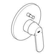 Grohe Einhand-Wannenbatterie COSMOPOLITAN EUROSMART Fertigmontageset für 35501 chrom-4