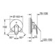 Grohe Einhand-Wannenbatterie EUROPLUS Fertigmontageset für 35501 chrom-2