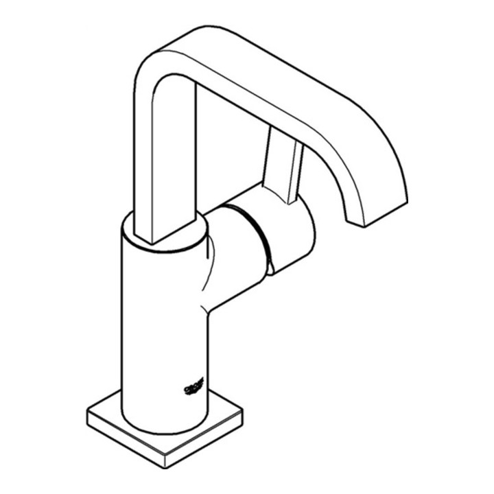 Grohe Einhand-Waschtischbatterie ALLURE DN 15, U-Auslauf, glatter Körper chrom