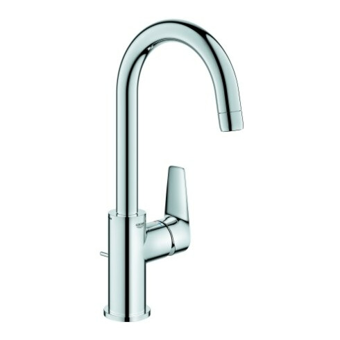 Grohe Waschtisch-Einhebelmischer BauEdge 1/2", L, m Abl a KS, swb Rohrausl, ch