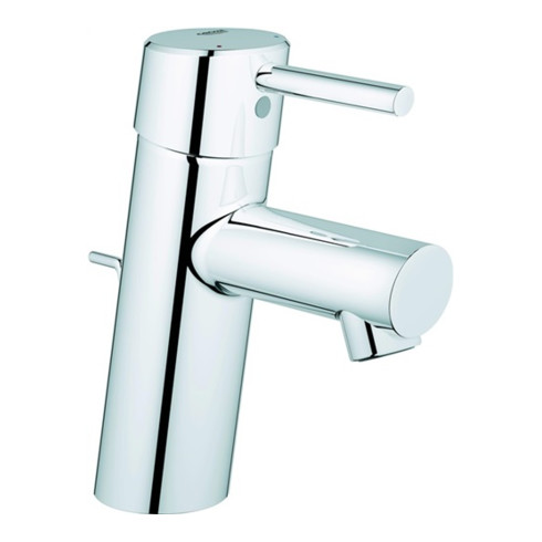 Grohe Einhand-Waschtischbatterie CONCETTO DN 15, Zugstangen-Ablaufgarnitur 1 1/4" chrom