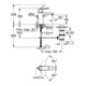 Grohe Einhand-Waschtischbatterie COSMOPOLITAN EUROSMART DN 15, mittelhohe Ausführung Zugstangen-Ablaufgarnitur 1 1/4" chrom-4
