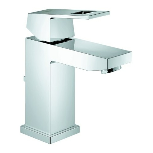 Grohe Waschtisch-Einhebelmischer Eurocube 1/2", S-Size, mit Ablaufgarnitur, chrom
