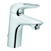 Grohe Einhand-Waschtischbatterie Eurostyle 33557_3 S-Size Kette Hebel offen chrom