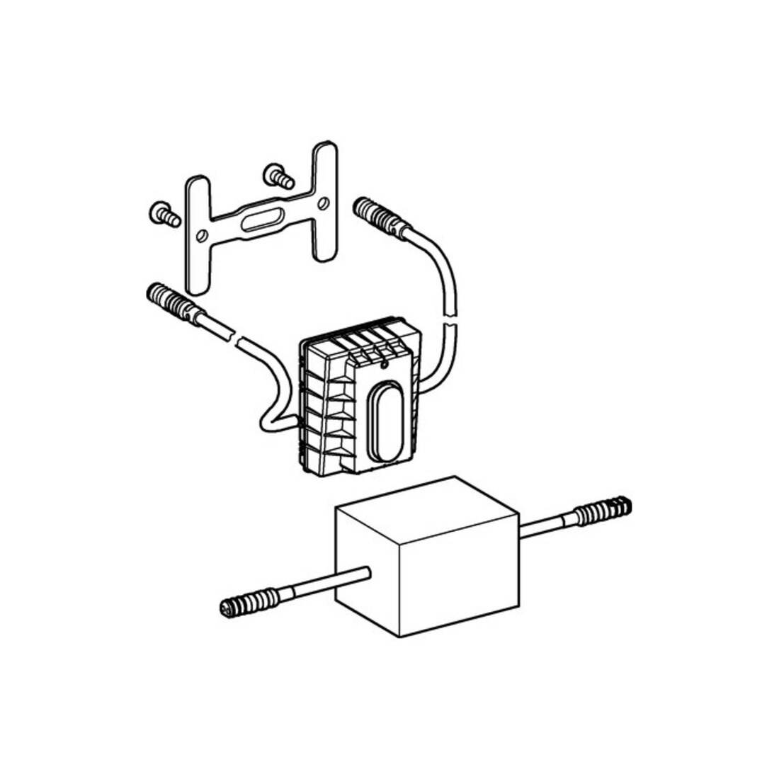 Grohe Électronique 42455 pour actionneurs WC IR à chasse à pression