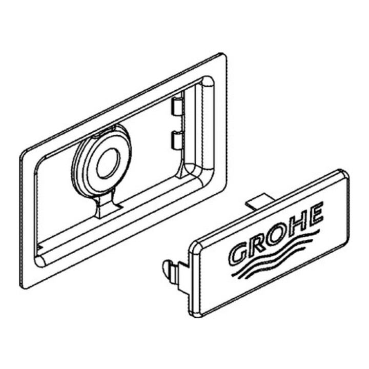 Grohe Élément de recouvrement 42579 pour évier de cuisine en acier inoxydable