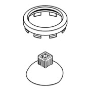 Grohe Élément de recouvrement 46663 blanc lune blanc lune-3