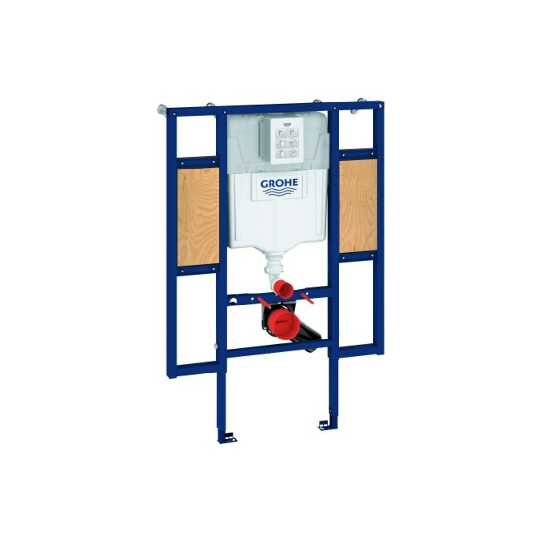 Grohe Élément WC mural Rapid SL avec fixation pour support dorsal/poignée, H 1,13 m