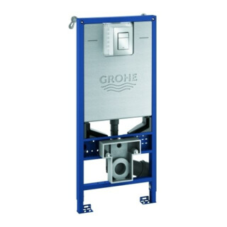 Grohe Élément WC mural Rapid SL X H 1,13 m, avec SPK 6-9 l, avec pression chasse