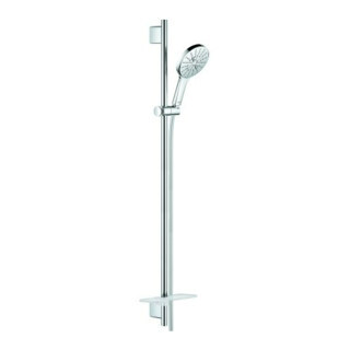Grohe Ensemble barre de douche Rainshower SmartActive 130 90 cm, 3 jets, débit 9,5 l/min, chrome