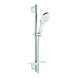 Grohe Ensemble barre de douche Rainshower SmartActive 130 m, débit 9,5 l/m, barre 60 cm, 3 jets, avec robinet
