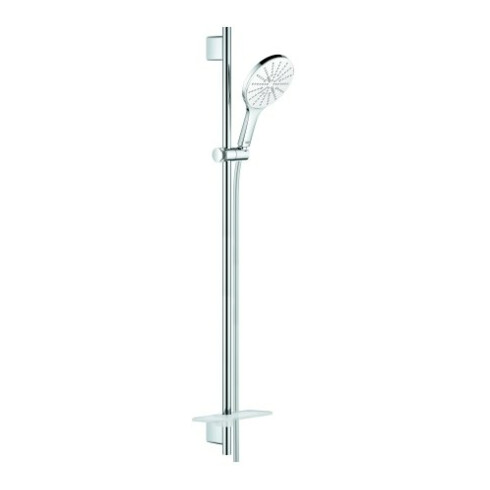 Grohe Ensemble barre de douche Rainshower SmartActive 150 barre 90cm, 3 jets, blanc lunaire