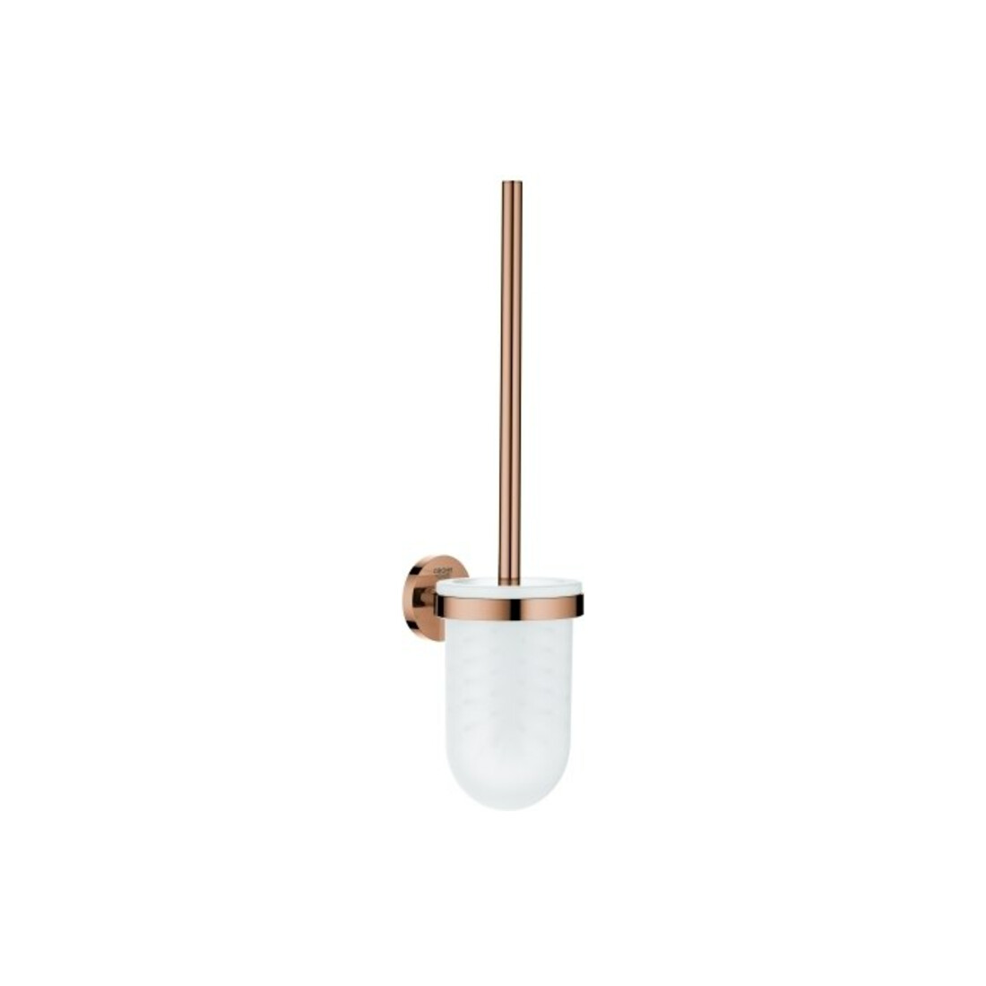 Grohe Ensemble brosse WC Essentials couleur sunset, modèle mural, fixation incluse