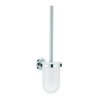 Grohe Ensemble brosse WC Essentials mural, fixation dissimulée, chrome