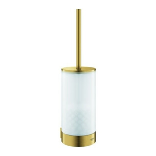 Grohe Ensemble brosse WC Selection, fixation murale, chrome sunray brossé