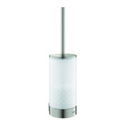 Grohe Ensemble brosse WC Selection, fixation murale, supersteel