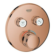 Grohe Ensemble complet Grohtherm Smartcontrol avec suns, rd, UP-THM, 2 vannes d'arrêt