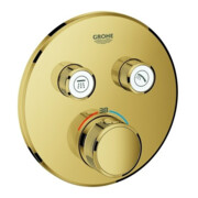 Grohe Ensemble complet Grohtherm Smartcontrol C sunr, rd, encastré, 2 vannes d'arrêt