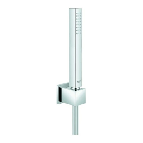 Grohe Ensemble de douche Euphoria Cube Stick chromé, avec support mural, 1 jet, sans limiteur