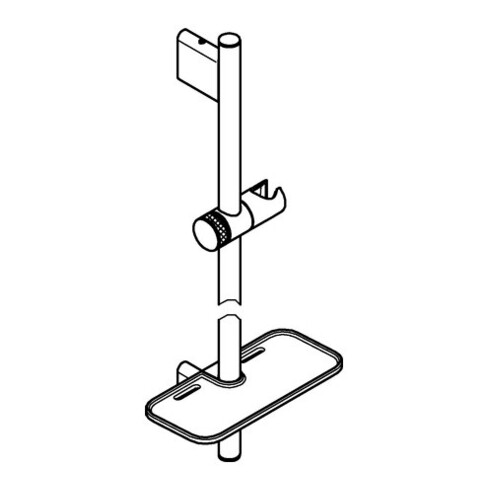 Grohe Ensemble de douche Rainshower SmartActive 90 cm, cool sunrise brossé