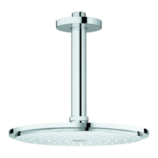 Grohe Ensemble de douche tête Rainshower C 210 débit 9,5 l/m, sortie plafond 14,2 cm, chrome