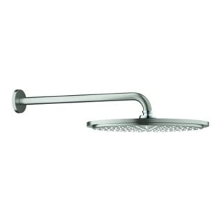Grohe Ensemble de douche tête Rainshower C 310 Bras 38 cm, avec limiteur de débit, super chromé