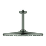 Grohe Ensemble de douche tête Rainshower Mono 310 mm, sortie plafond 14,2 cm, graphit brossé