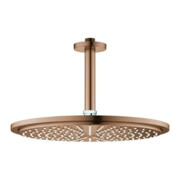 Grohe Ensemble de pommeau de douche Rainshower C 310 plafond 14,2 cm, warm sunset brossé