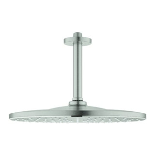 Grohe Ensemble de tête de douche Rainshower Mono 310 avec sortie plafond 14,2 cm, supersteel