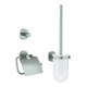 Grohe Ensemble WC Essentials 3 en 1, fixation dissimulée, Supersteel-1