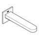 Grohe Entrée de baignoire PLUS Saillie 16,8 cm, montage mural, chrome-3