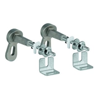 Grohe Équerres de montage Rapid SL avec équerre murale et fixation, 2 pcs, placement flexible