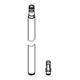 Grohe Ersatz-Brauserohr 15cm länger als Originalrohr, chrom-3