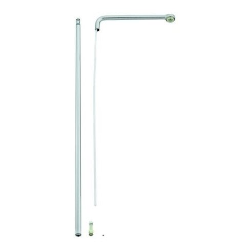 Grohe Ersatz-Brauserohr Grohtherm 2000 15cm länger als Originalrohr, chrom