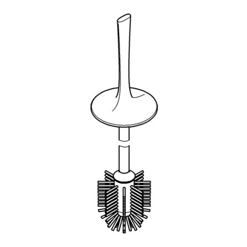 Grohe Ersatzbürste 64813 für WC-Bürstengarnitur chrom