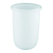 Grohe Ersatzglas Essentials satin weiß, für WC-Bürstengarnitur