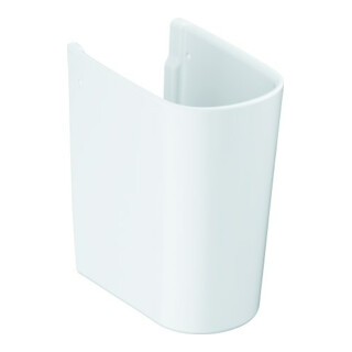 Grohe Essence Demi-colonne en céramique blanc alpin, avec matériel de fixation, en céramique sanitaire