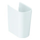 Grohe Essence Demi-colonne en céramique blanc alpin, avec matériel de fixation, en céramique sanitaire-1
