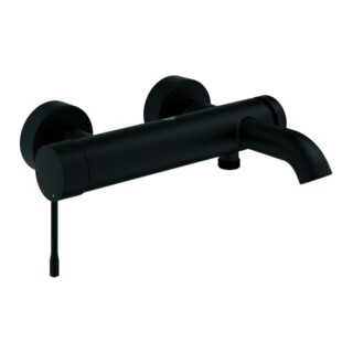 Grohe Essence Mitigeur baignoire 1/2", montage mural, noir fantôme