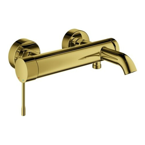 Grohe Essence Mitigeur bain monotrou 1/2", montage mural, cool sunrise
