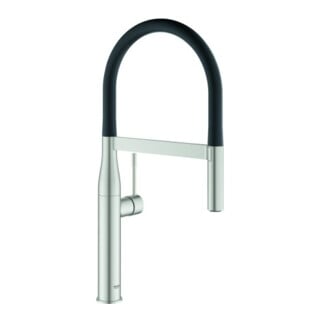 Grohe Essence Mitigeur d'évier supersteel, douchette professionnelle