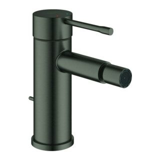 Grohe Essence Mitigeur monocommande bidet 1/2", avec garniture de vidage, graphite mat