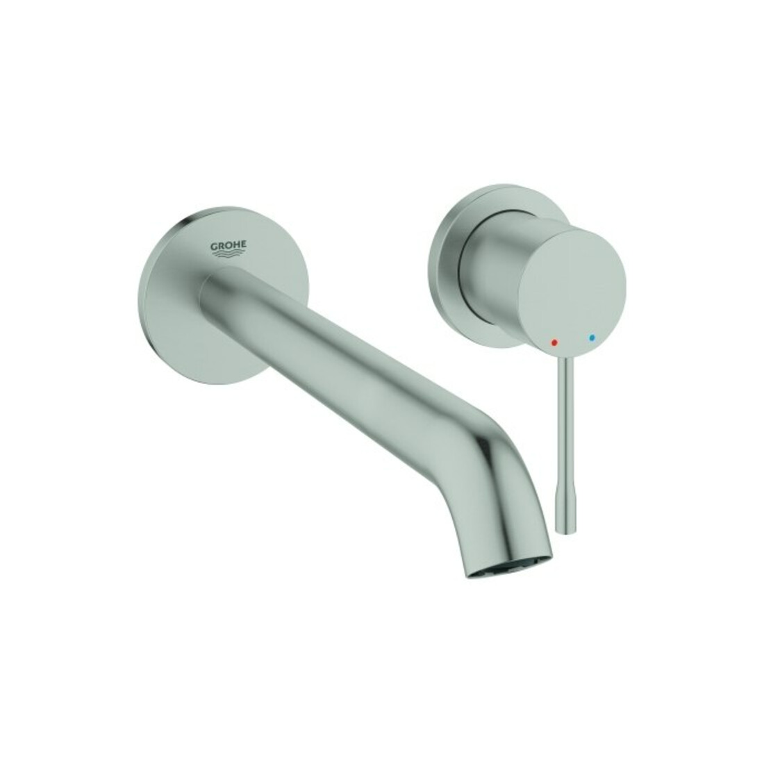 Grohe Essence Set de montage prêt à poser UP-2-L Mitigeur lavabo, bec 23 cm, chromé brillant