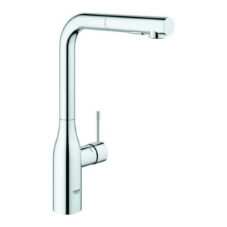 Grohe Essence SmartC Mitigeur d'évier chromé, douchette extractible double jet