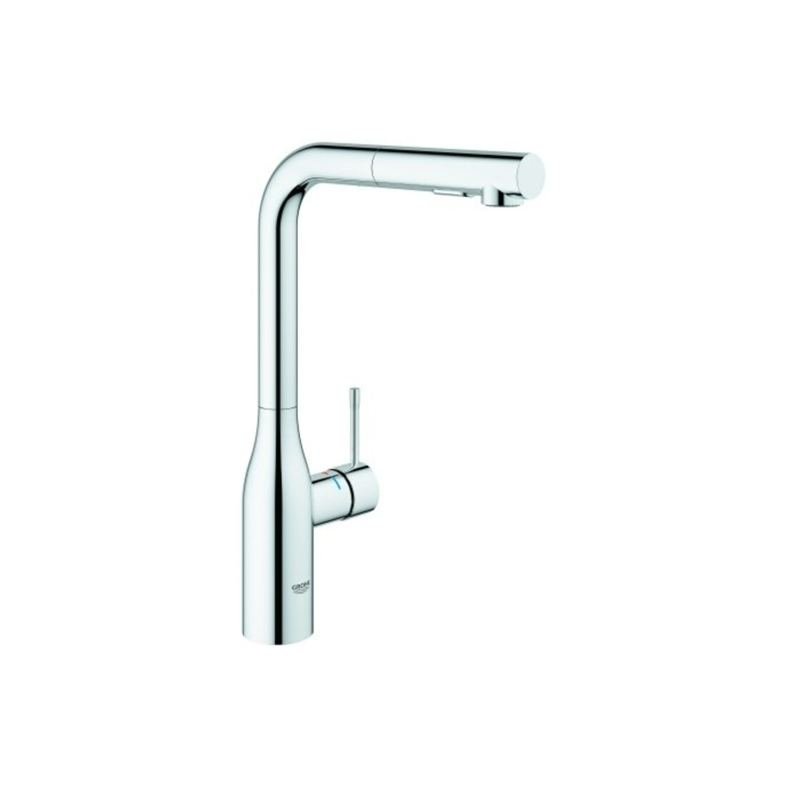 Grohe Essence SmartC Mitigeur d'évier chromé, douchette extractible double jet